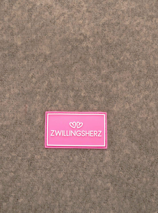 💕 Zwillingsherz Schal "Flauschig" Taupe