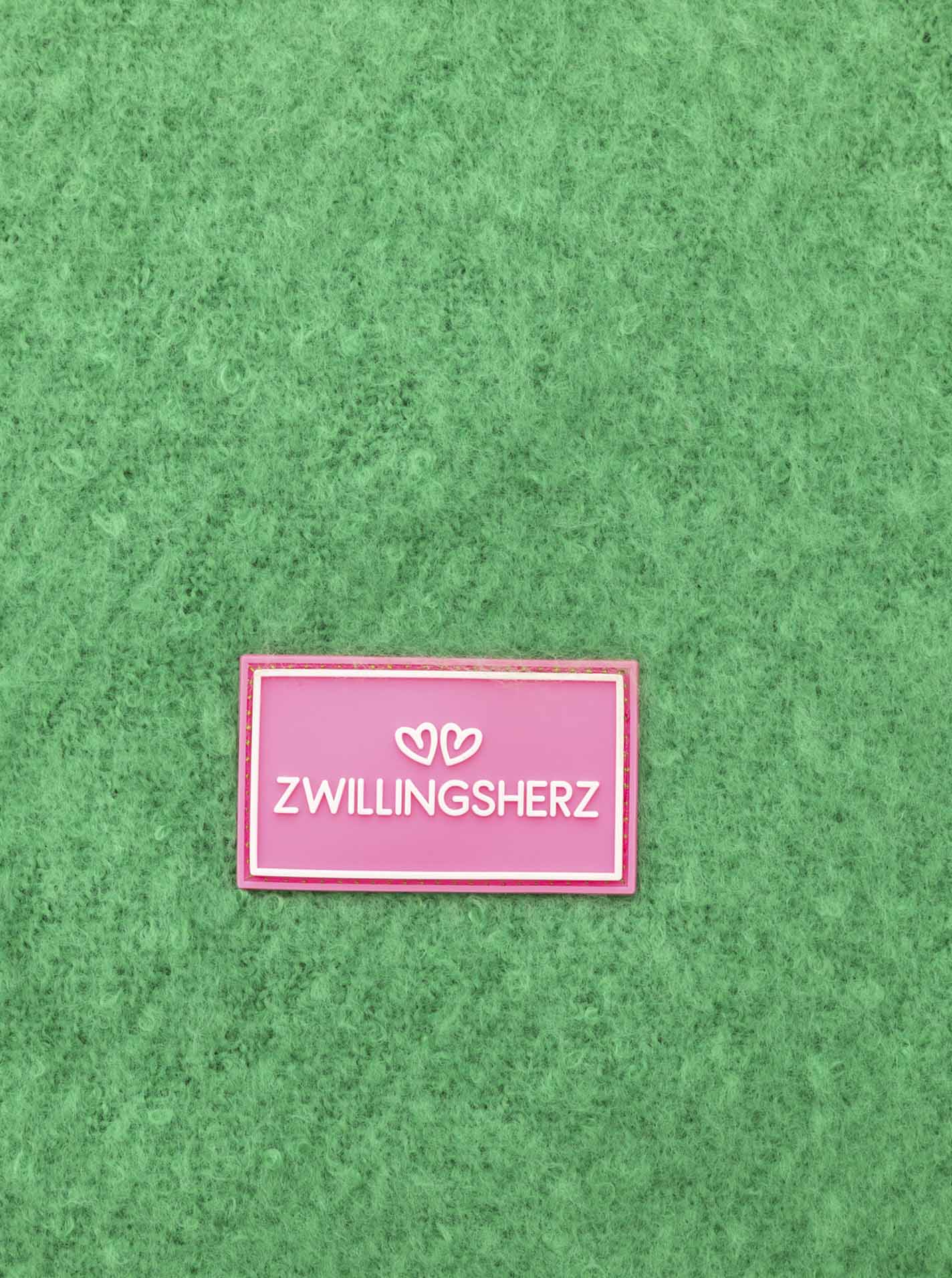 💕 Zwillingsherz Schal "Flauschig" Grün