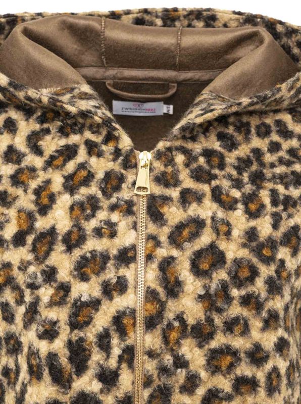 💕 Zwillingsherz Jacke "Teddyjacke Leo" Beige