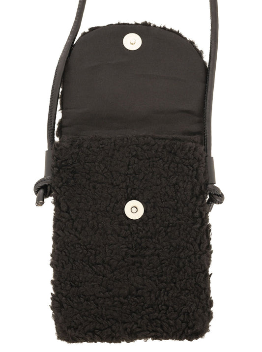 💕 Zwillingsherz Handytasche "Teddy" Schwarz