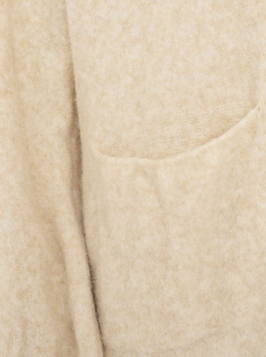💕 Zwillingsherz Strickjacke "Kuschel" Hellbeige