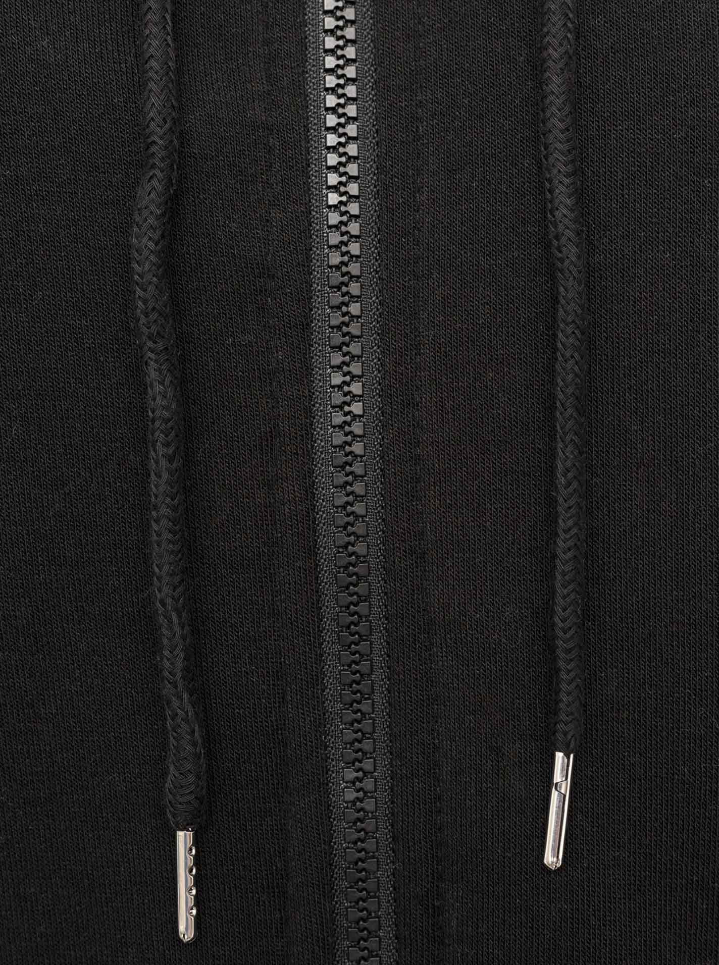 đź’• Zwillingsherz Hoodiejacke Zip "Basic Uni" Schwarz