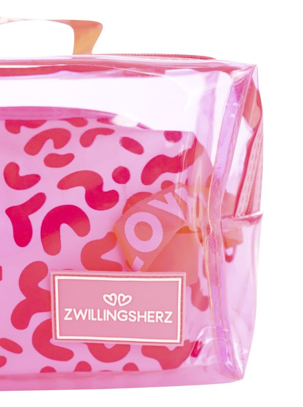 💕 Zwillingsherz Kosmetiktasche 2 in 1 Bag "Vibes" PInk