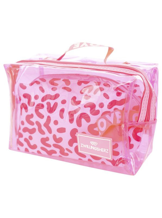 💕 Zwillingsherz Kosmetiktasche 2 in 1 Bag "Vibes" PInk