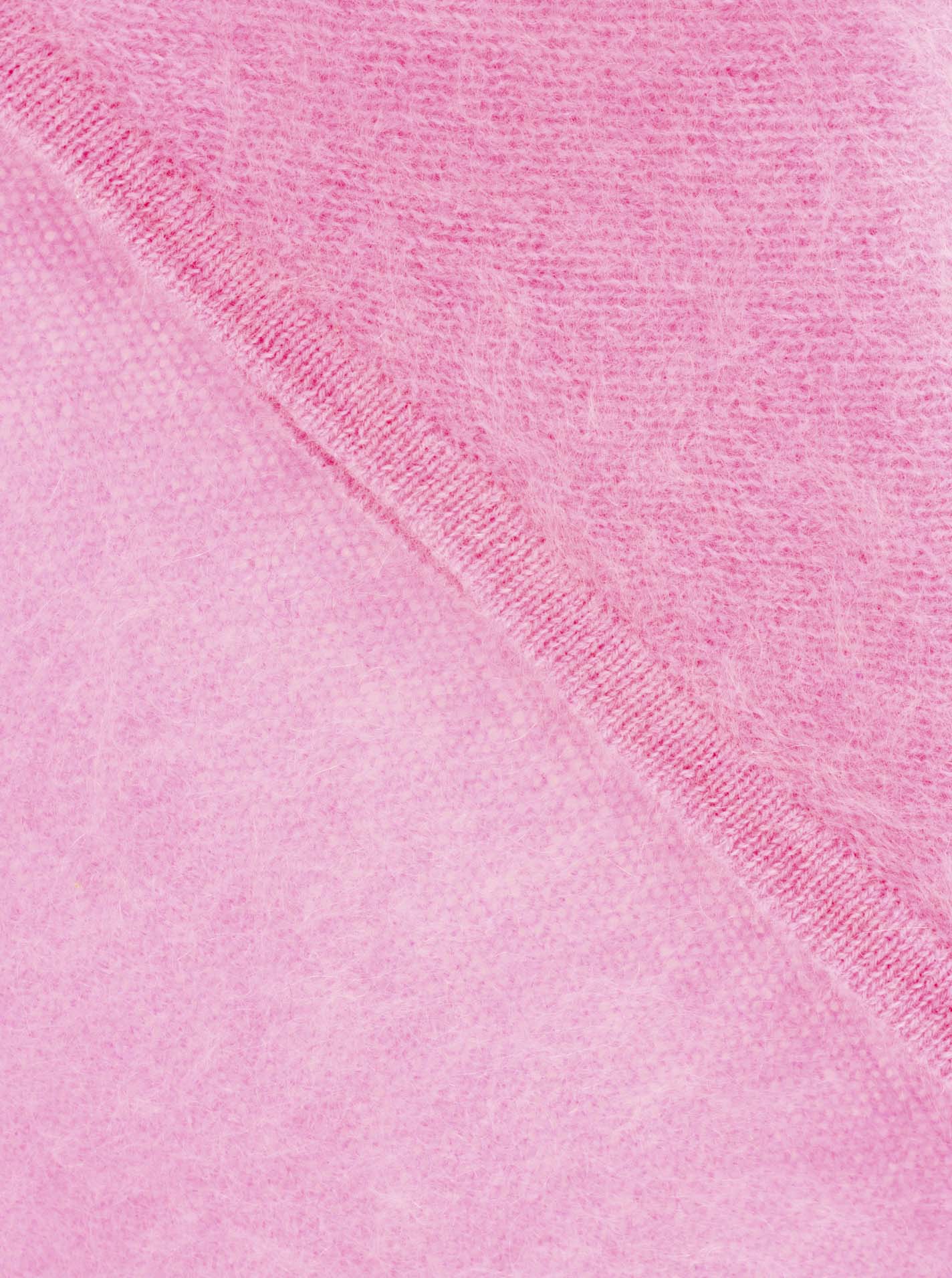 💕 Zwillingsherz Halstuch "100 % gebürstetes Kaschmir" Neonpink