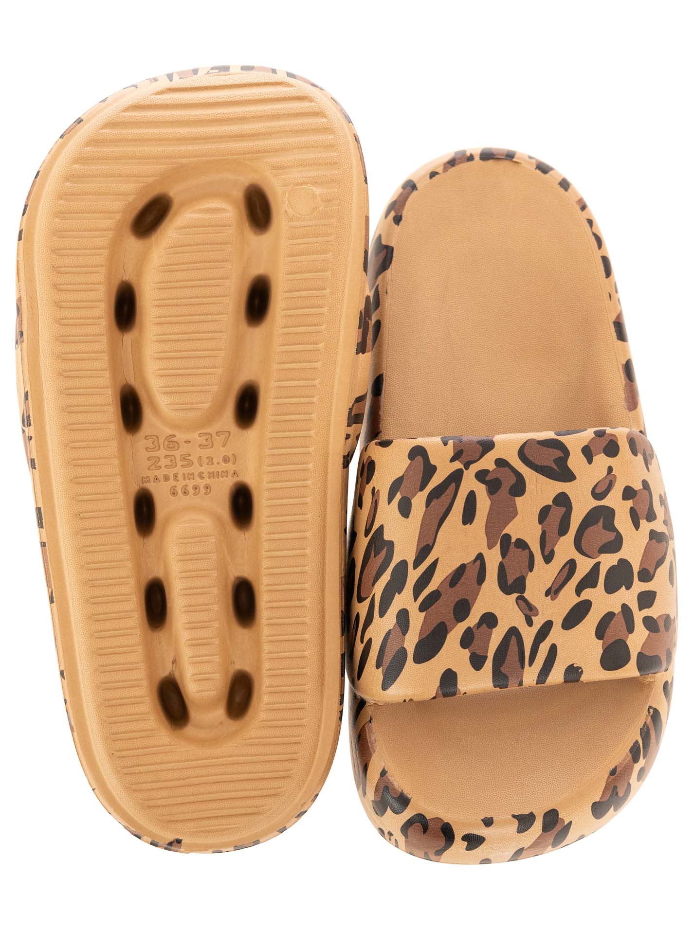 đź’• Zwillingsherz Pantoffeln "Leo Look" Beige