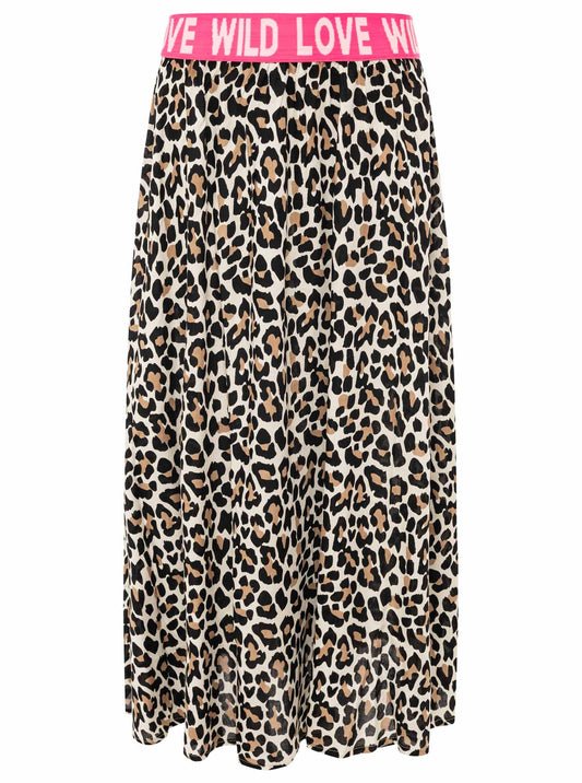 💕 Zwillingsherz Rock "Classic Leo" 100 % Viskose Beige