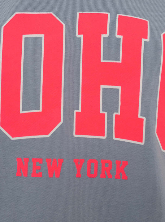 Zwillingsherz Hoodie "So" Blau