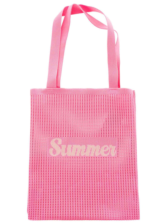 💕 Zwillingsherz Strick Shopper "Summer" PInk