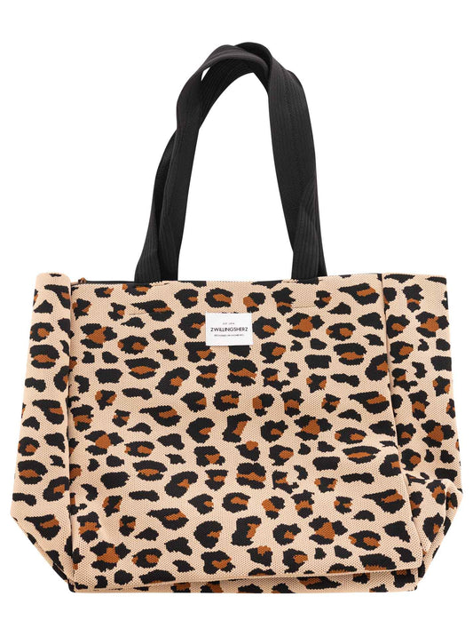 💕 Zwillingsherz XXL Shopper "Leo" Beige