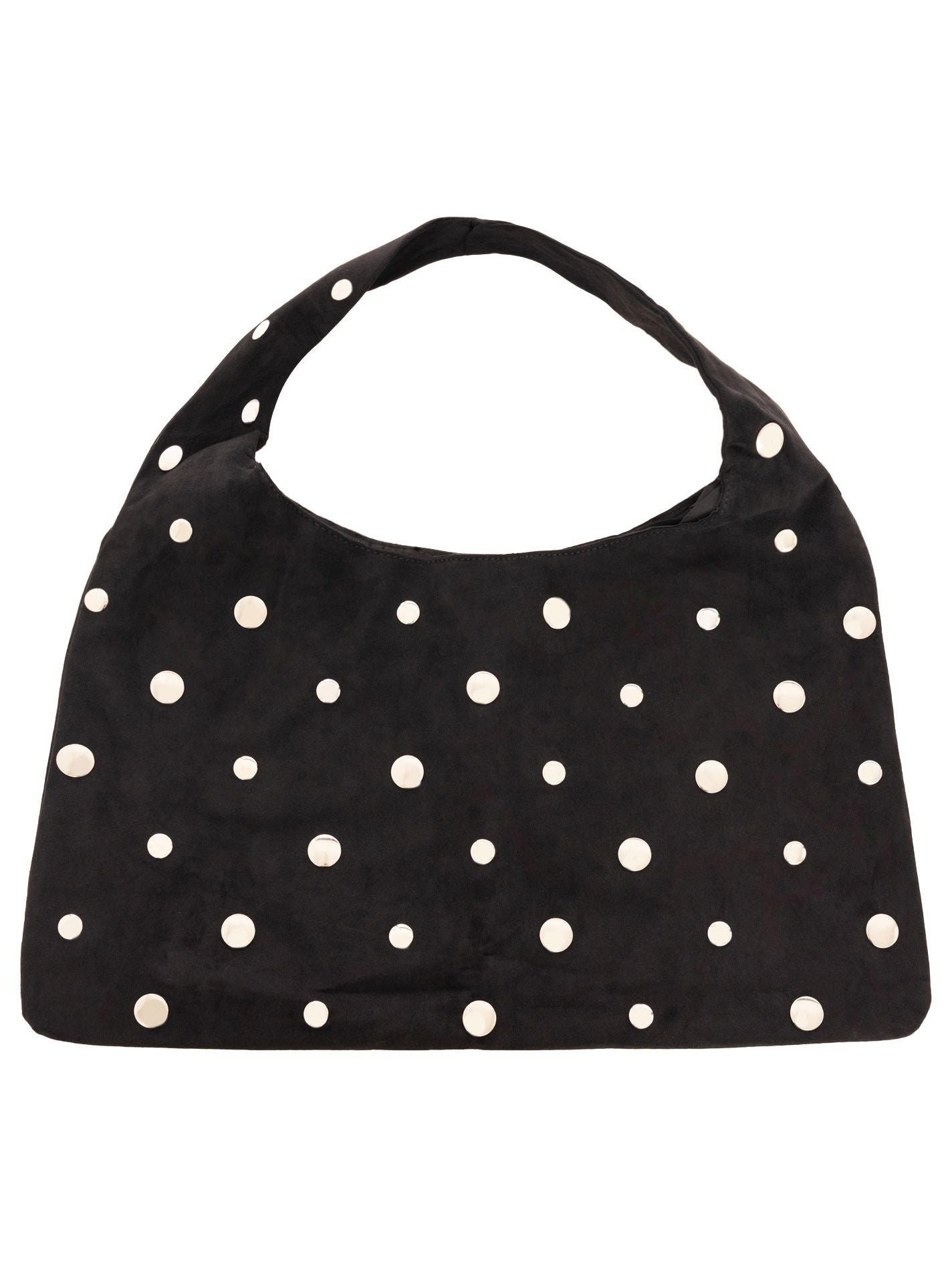 đź’• Zwillingsherz Velour Shopper "Metall" Schwarz