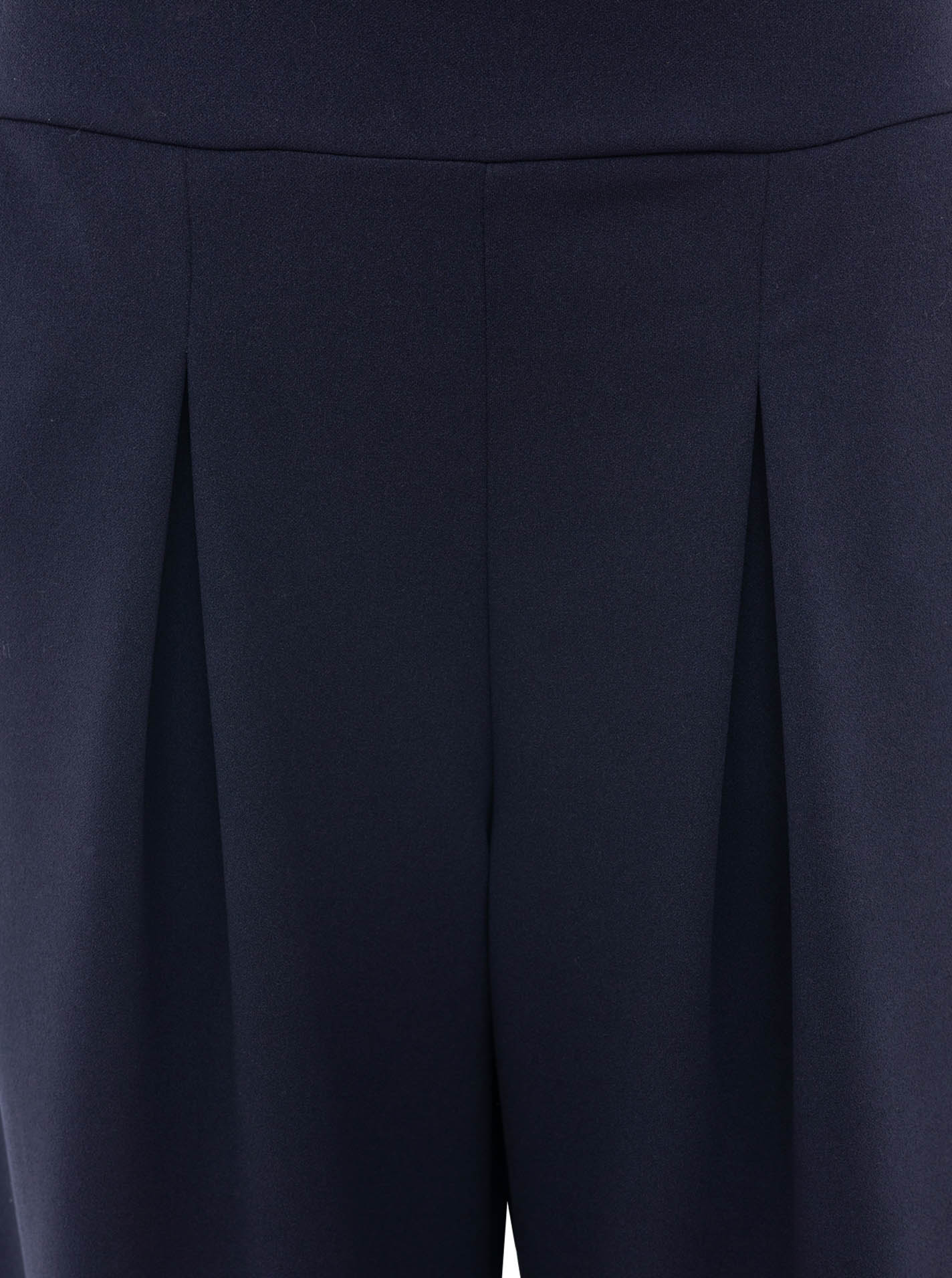 💕 Zwillingsherz Oversize Stoffhose "Bundfalte" Marine