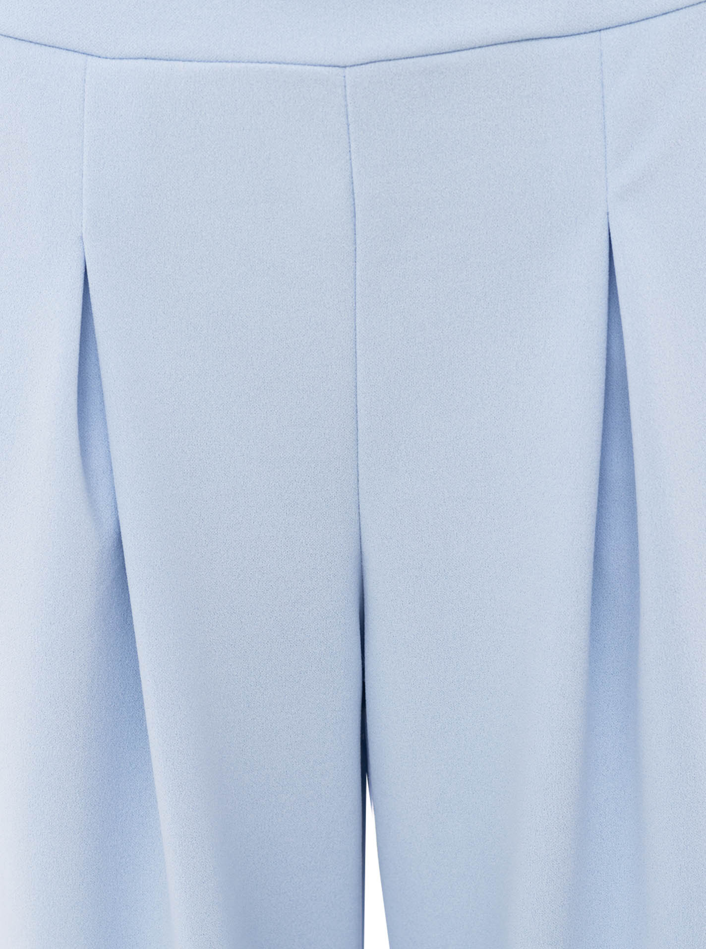 💕 Zwillingsherz Oversize Stoffhose "Bundfalte" Hellblau