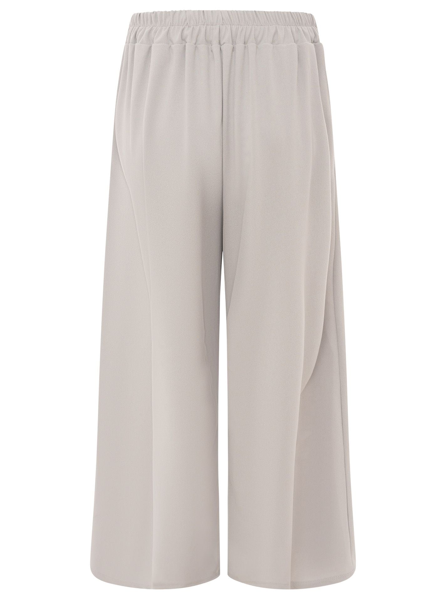 💕 Zwillingsherz Oversize Stoffhose "Bundfalte" Grau