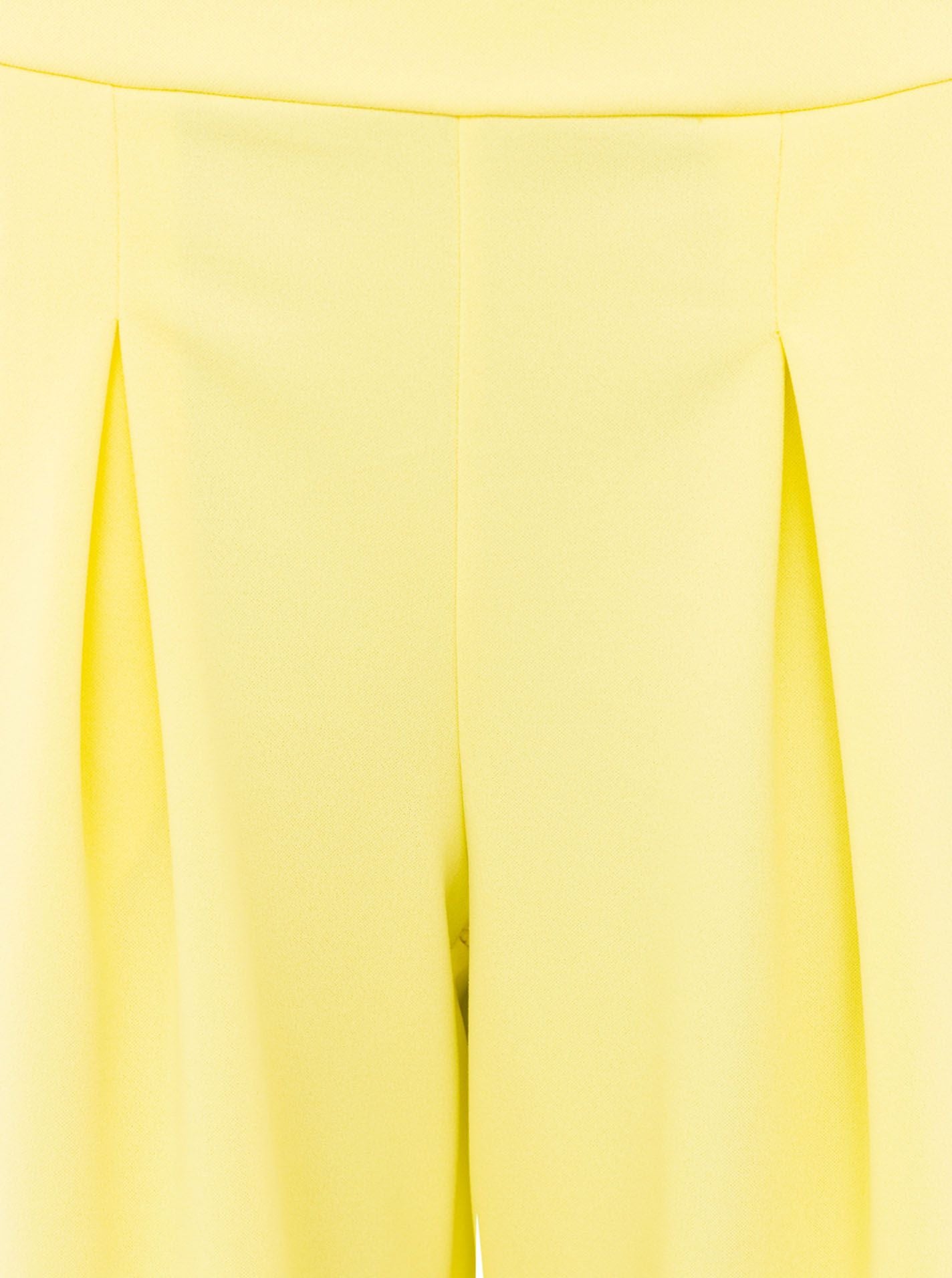 💕 Zwillingsherz Oversize Stoffhose "Bundfalte" Gelb