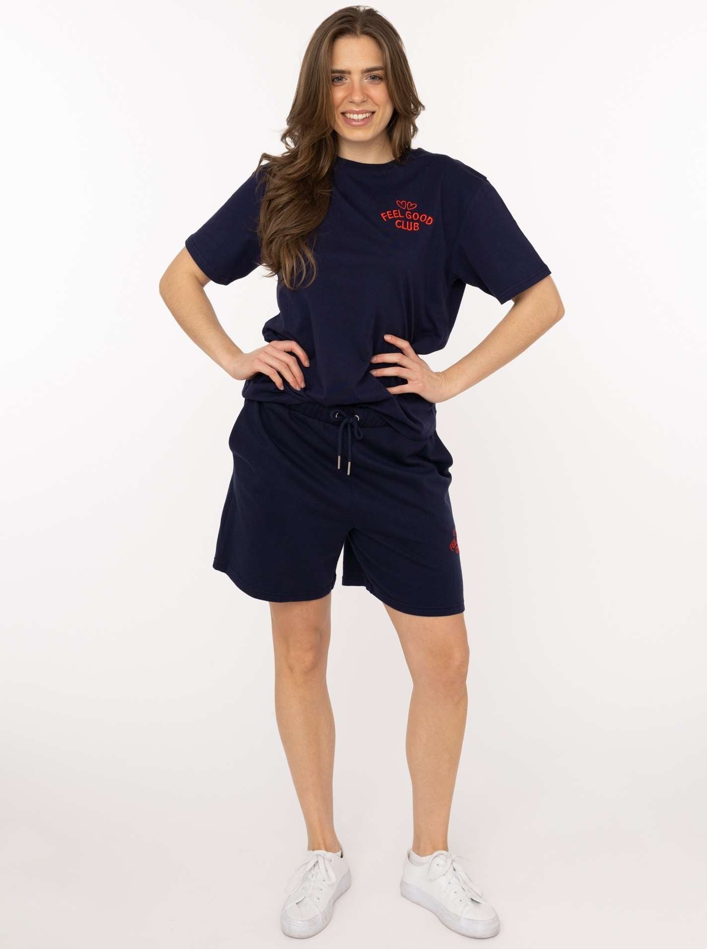đź’• Zwillingsherz Shorts "Feel Good Club" Navy