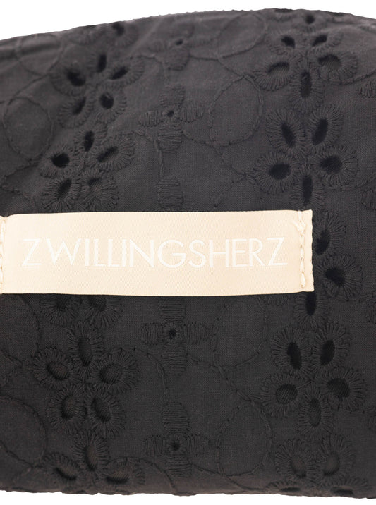 💕 Zwillingsherz Kosmetiktasche "Spitze" Schwarz