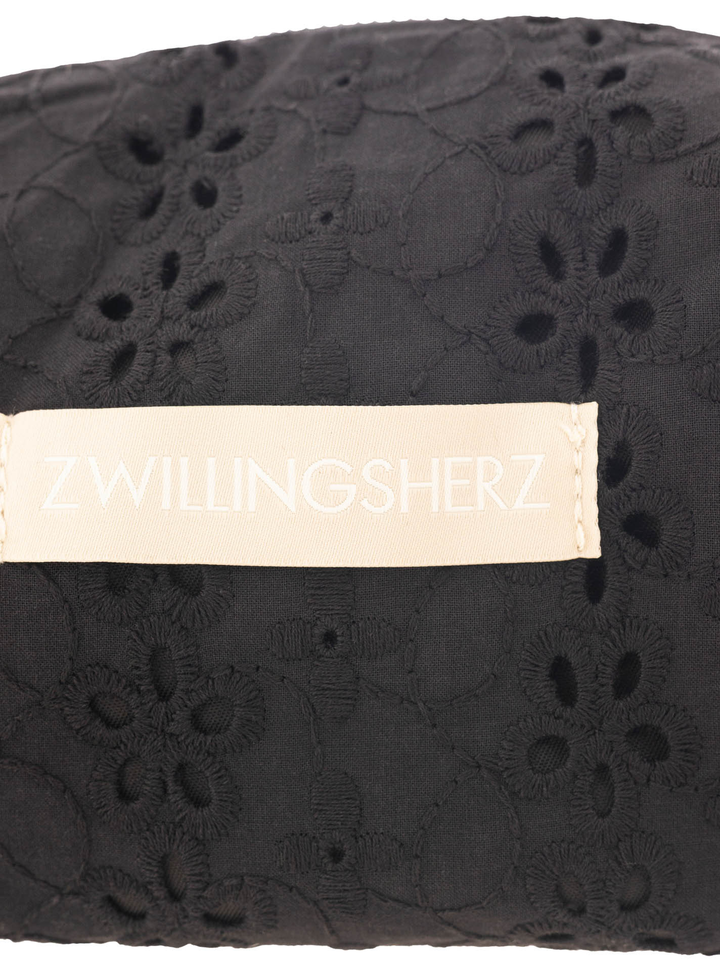 đź’• Zwillingsherz Kosmetiktasche "Spitze" Schwarz