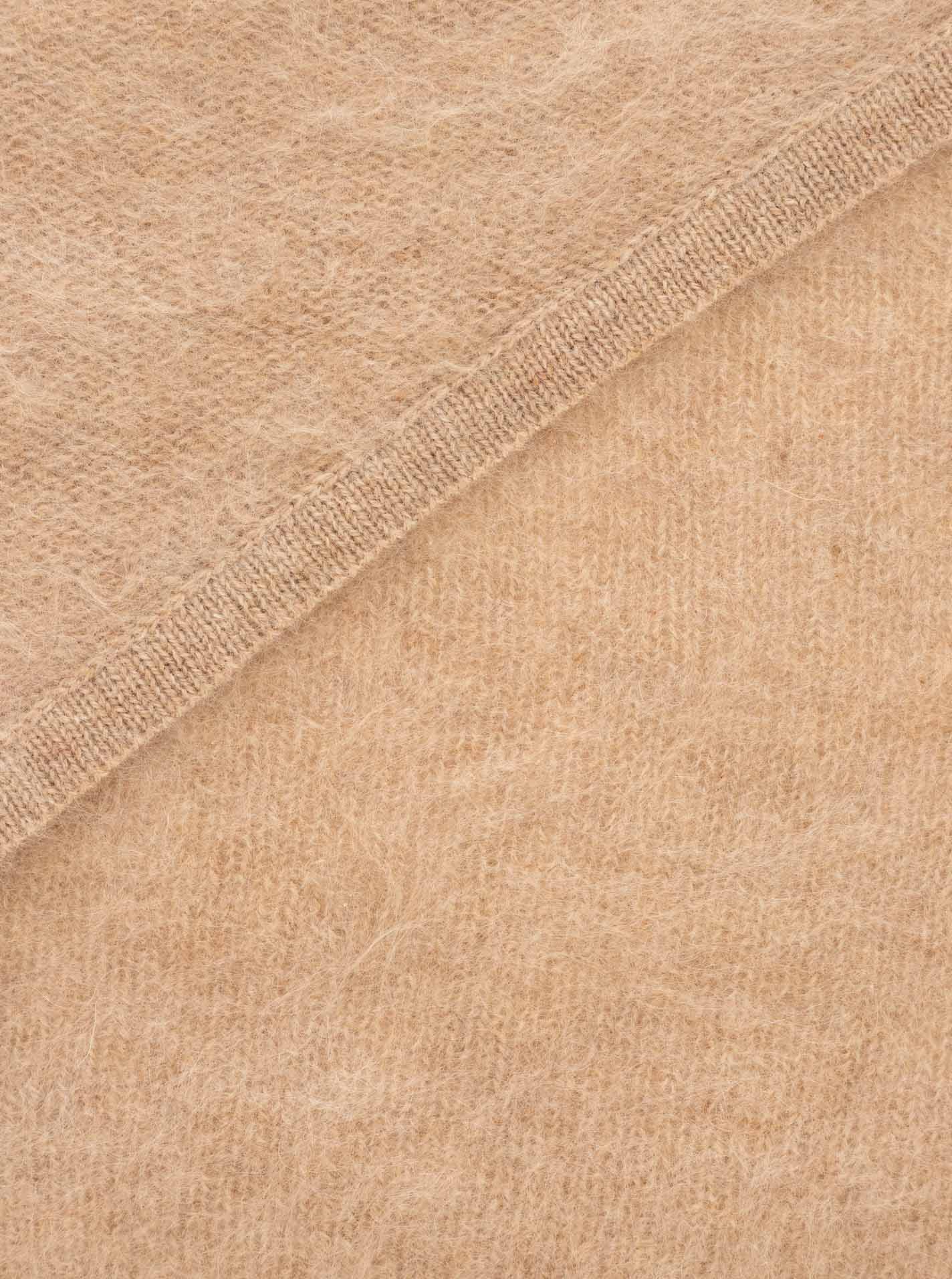 đź’• Zwillingsherz Halstuch "100 % gebĂĽrstetes Kaschmir" Mittelbeige