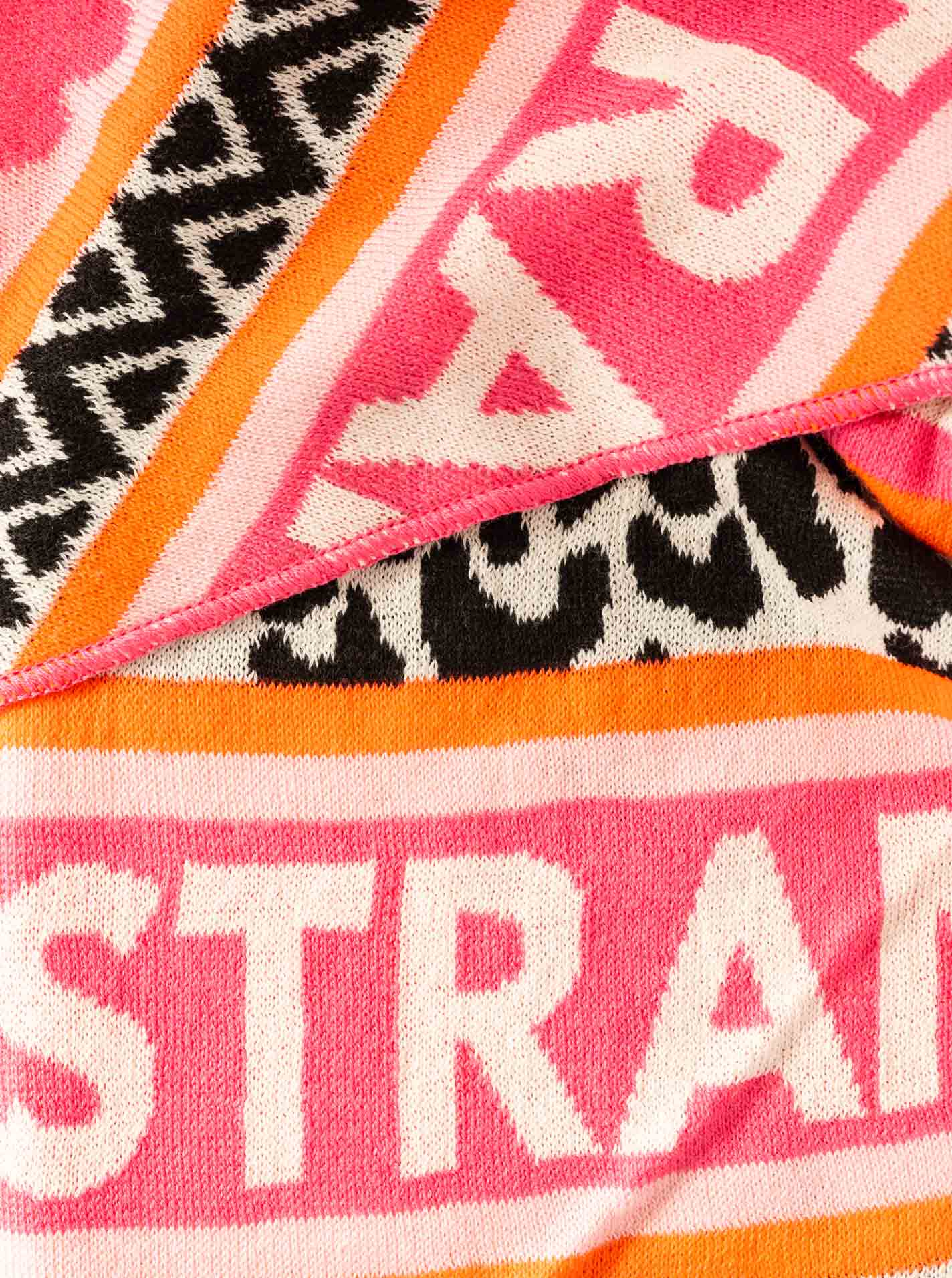 đź’• Zwillingsherz Dreieckstuch "Strandpink Streifen" Pink