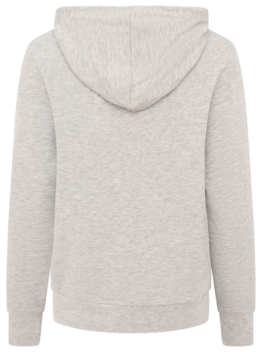 💕 Zwillingsherz Sweatjacke "Feel Good Club" Hellgrau