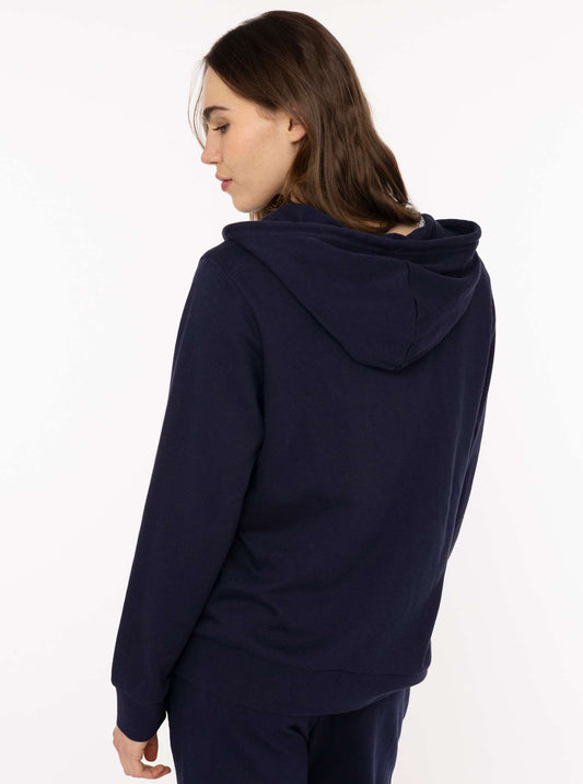 💕 Zwillingsherz Sweatjacke "Feel Good Club" Navy