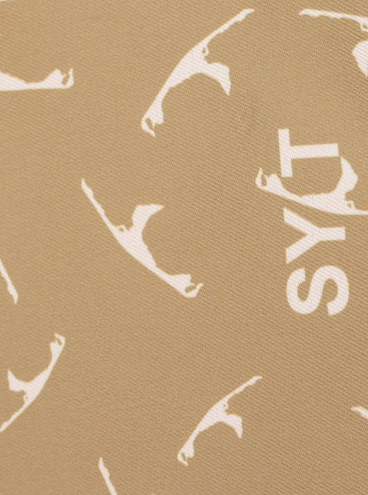 💕 Zwillingsherz Nickituch "Sylt" Beige