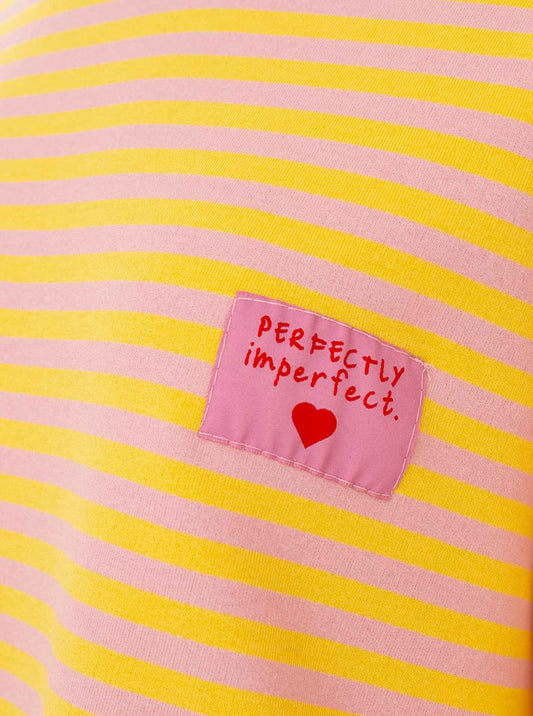💕 Zwillingsherz Sweatshirt "Perfectly Imperfect" Gelb