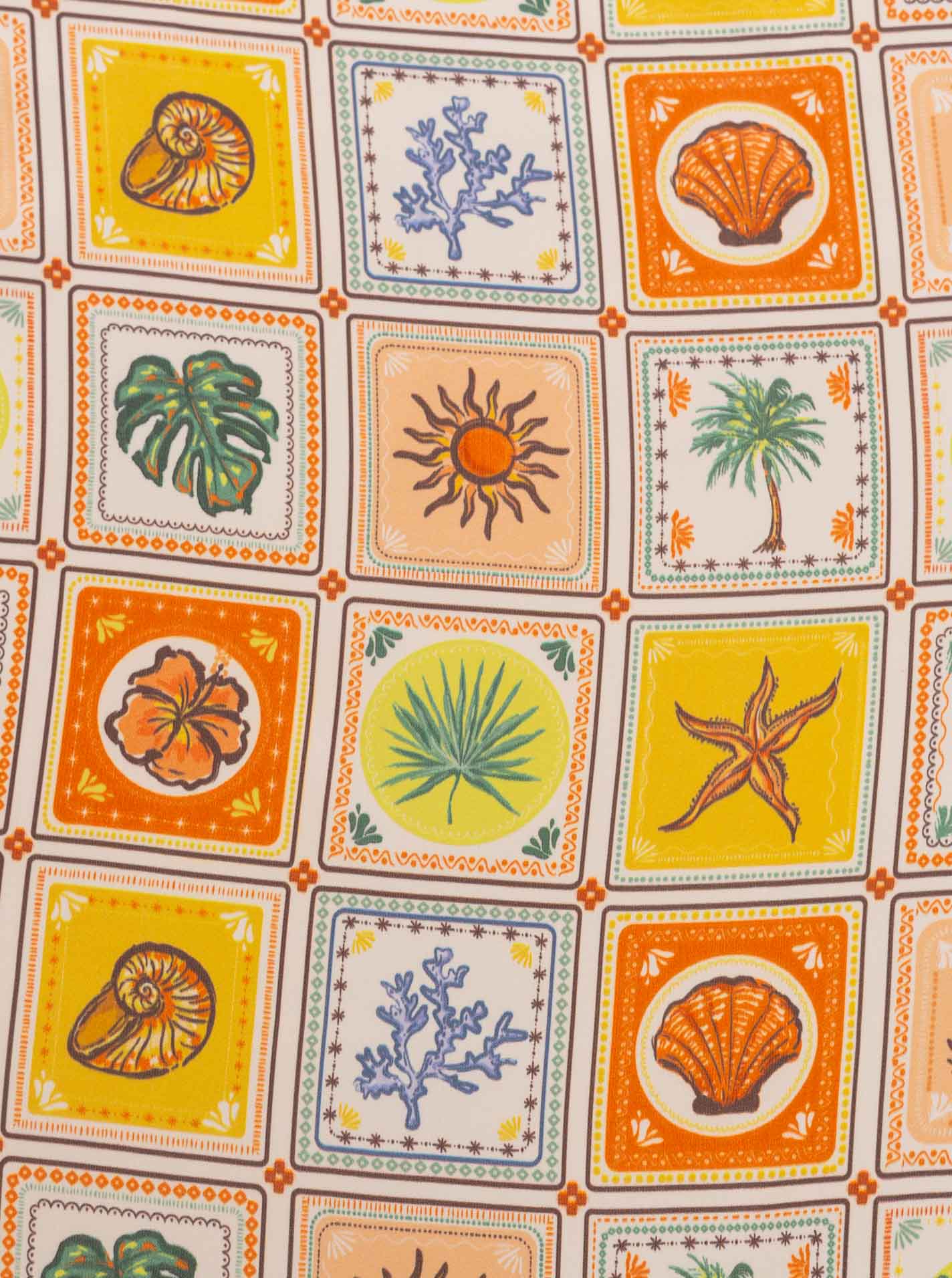 đź’• Zwillingsherz Nickituch "Seastars" Apricot