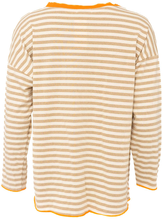 💕 Zwillingsherz Sweat Pulli "Neon Vibes" Beige
