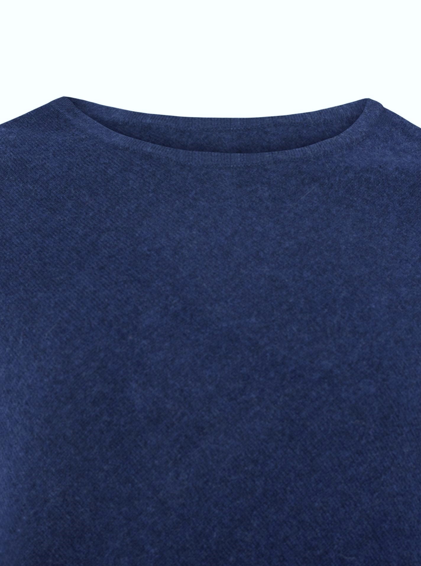 đź’• Zwillingsherz Poncho Cape 100 % Kaschmir Cashmere Navy