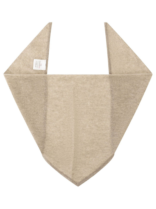 💕 Zwillingsherz Halstuch "100 % Kaschmir" Mittelbeige
