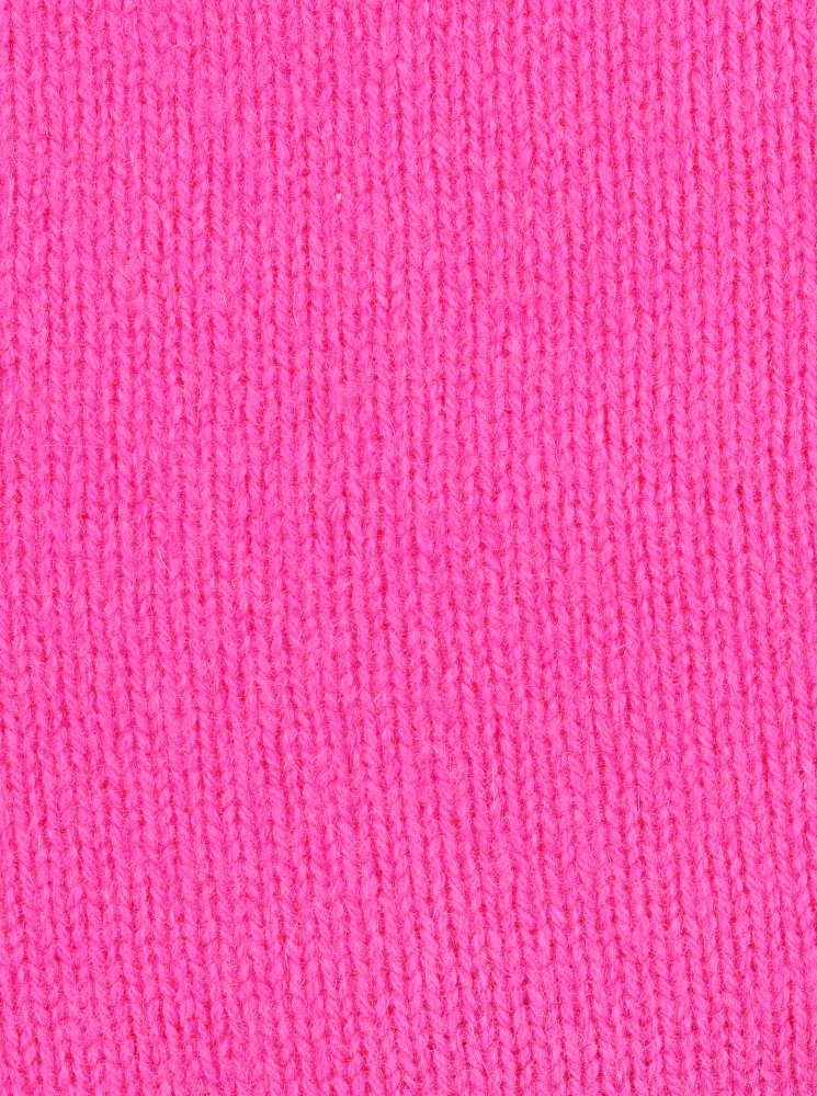 💕 Zwillingsherz Mütze Beanie 100 % Kaschmir Neonpink