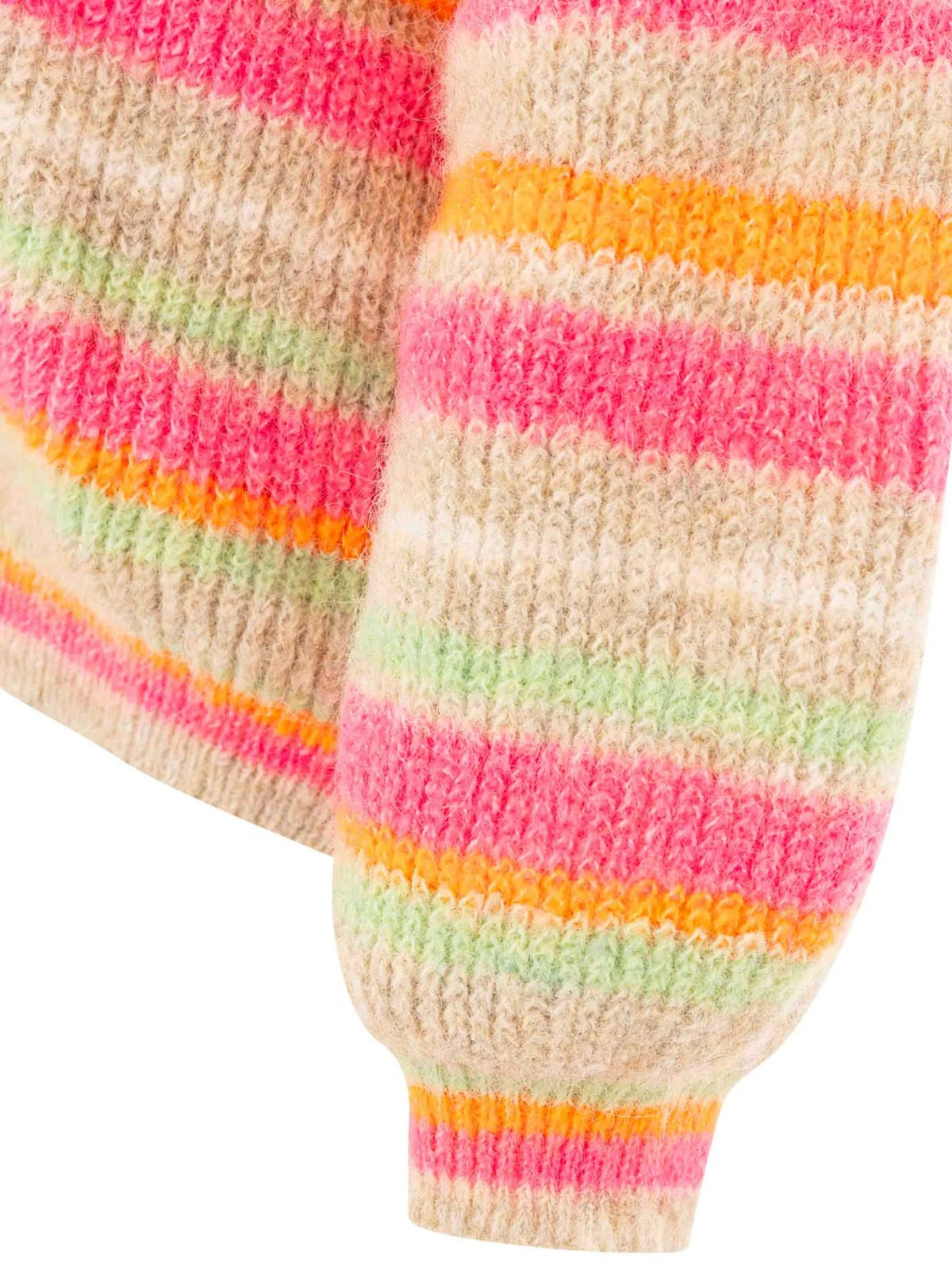 đź’• Zwillingsherz Cardigan Strickjacke "Neonstreifen"