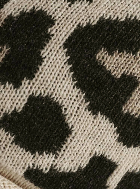 💕 Zwillingsherz Mütze "Lacey" Beanie Kaschmir Wolle Viskose Beige