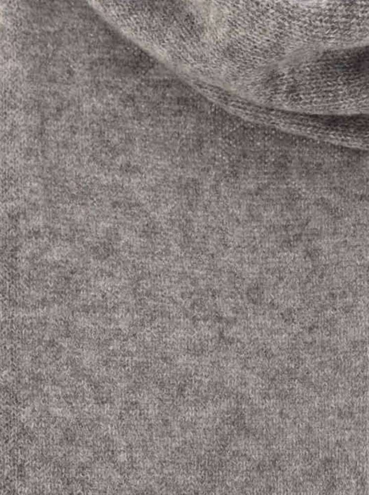 đź’• Zwillingsherz Schal 100 % Cashmere "Herren-Uni" Classic Kaschmir Mittelgrau