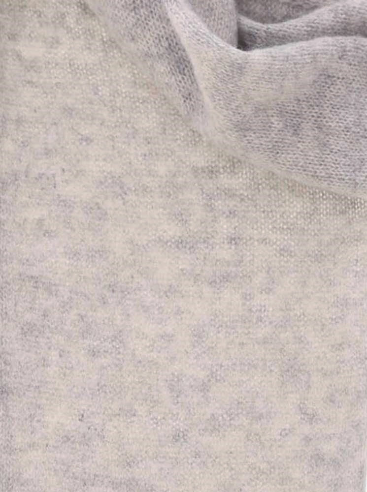 đź’• Zwillingsherz Schal 100 % Cashmere "Herren-Uni" Classic Kaschmir Hellgrau