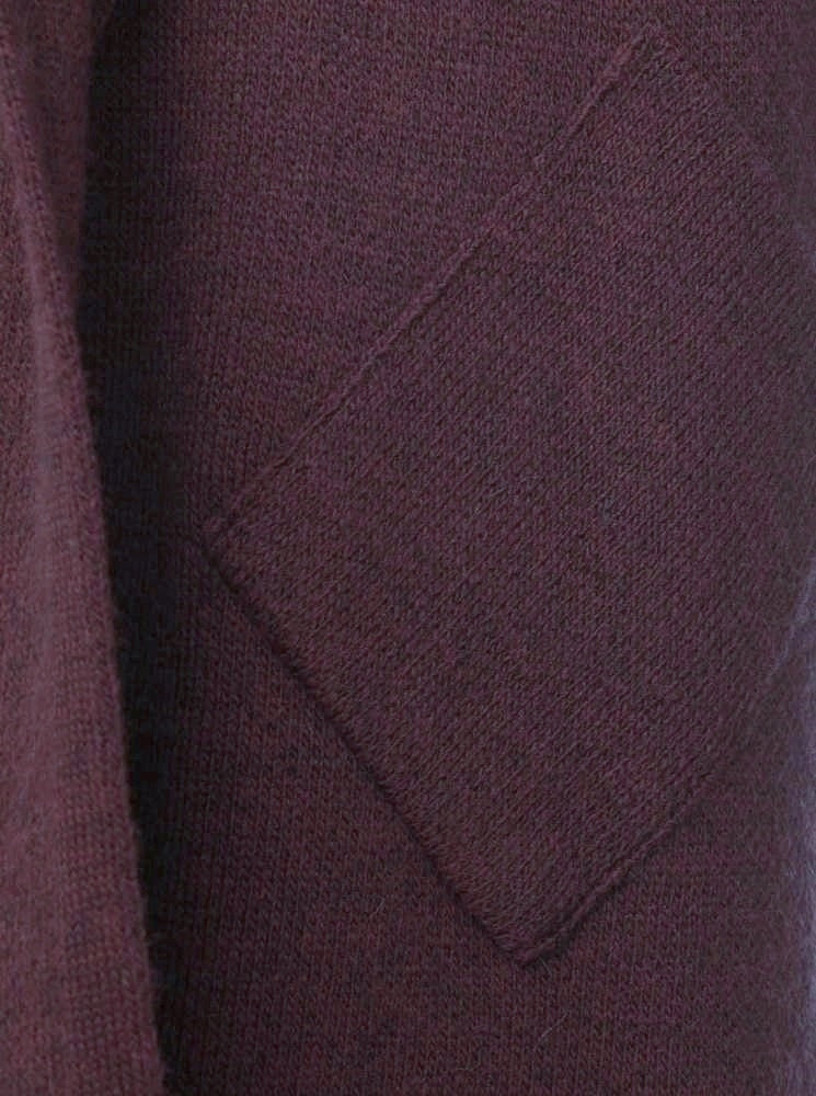 đź’• Zwillingsherz Strickjacke "Annabell" Braun Strickmantel offen