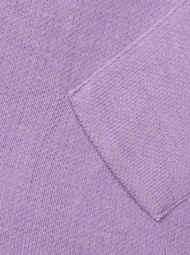 💕 Zwillingsherz Strickjacke "Annabell" Flieder Strickmantel offen