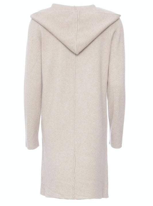 💕 Zwillingsherz Strickjacke "Janina Basic" Strickmantel offen Beige