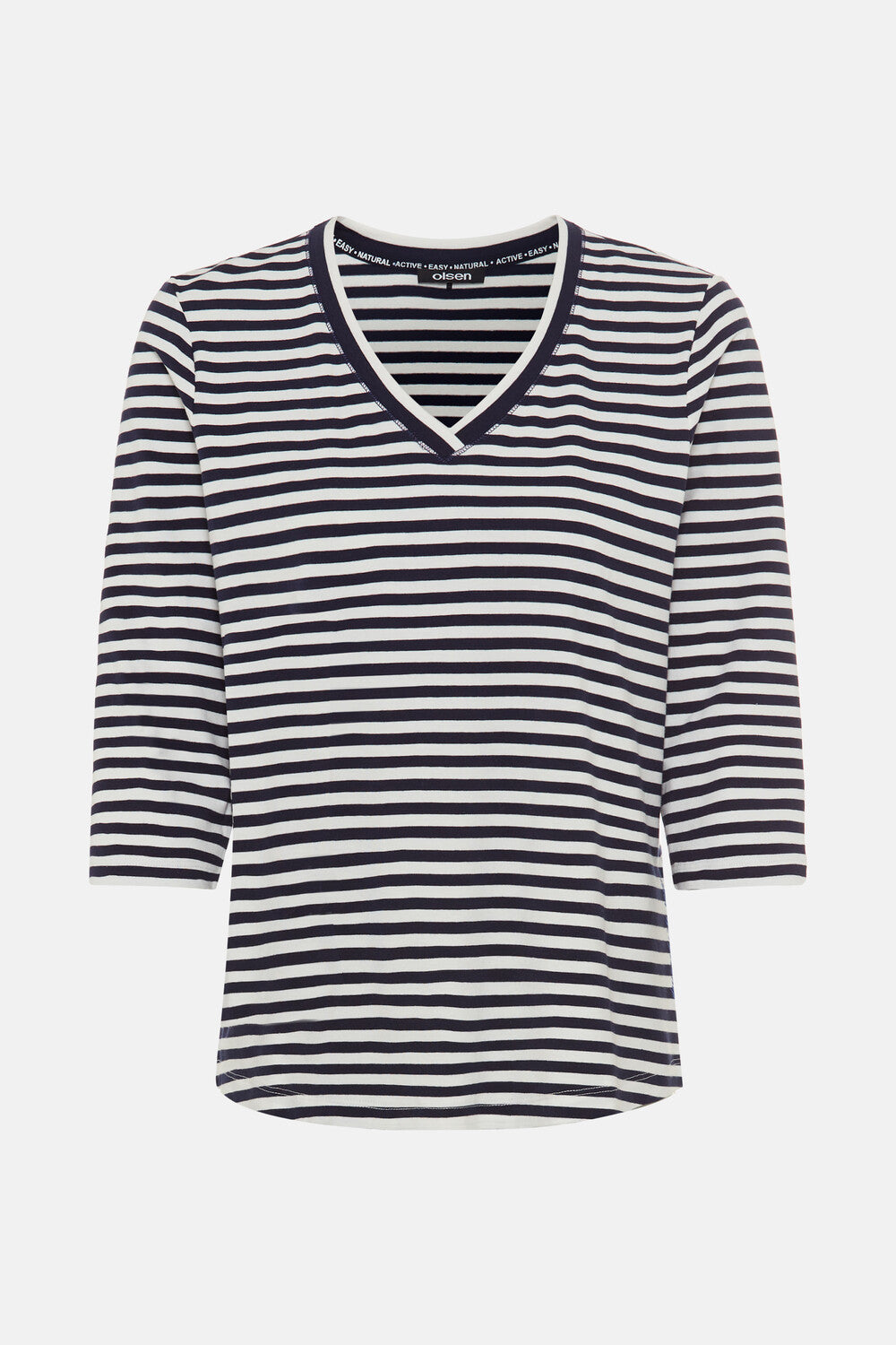 Olsen Shirt mit Querstreifen Hannah Ink Blue 11105079