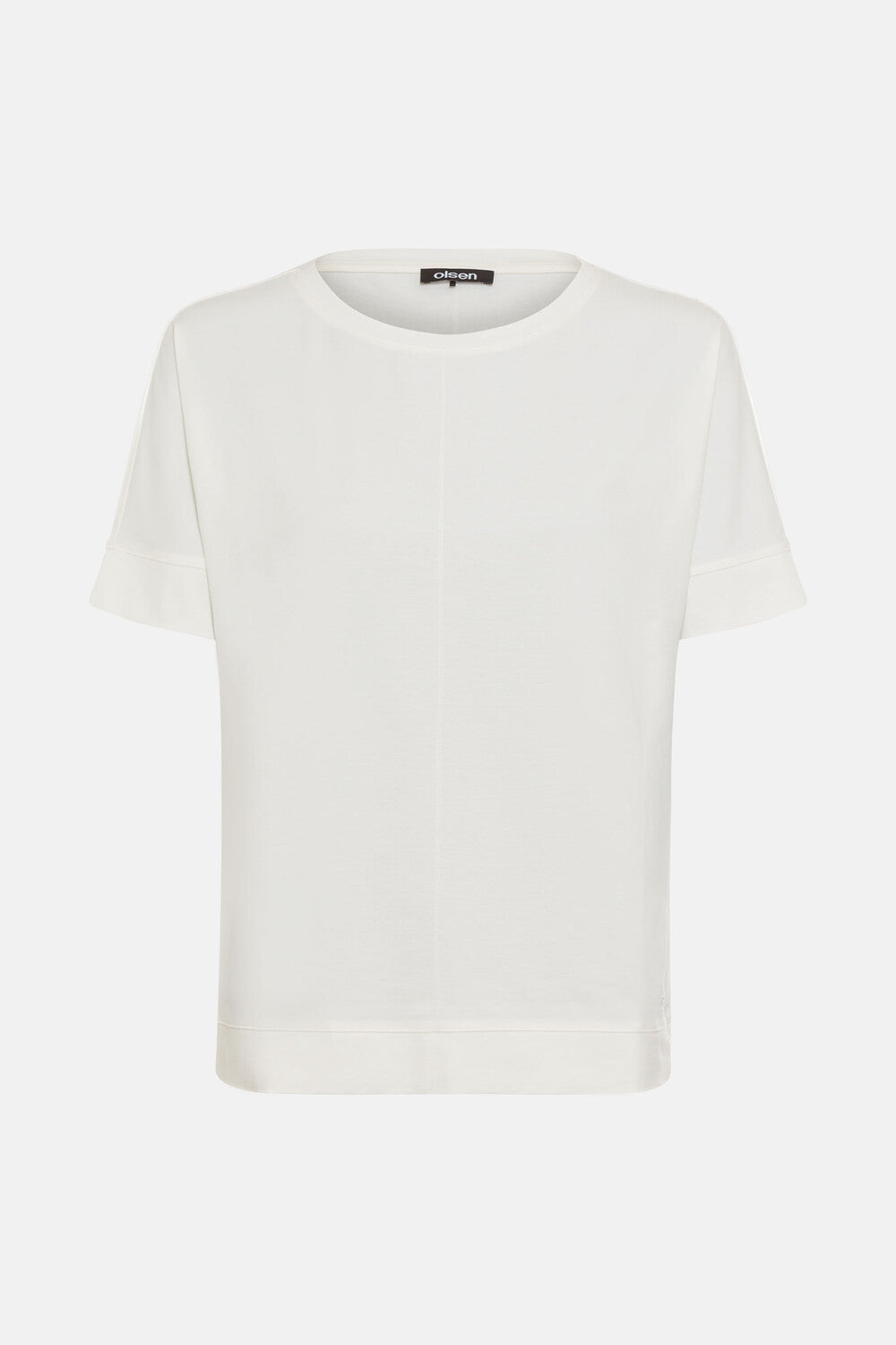 Olsen Shirt mit kurzen Ärmeln Cosima Off White 11104490