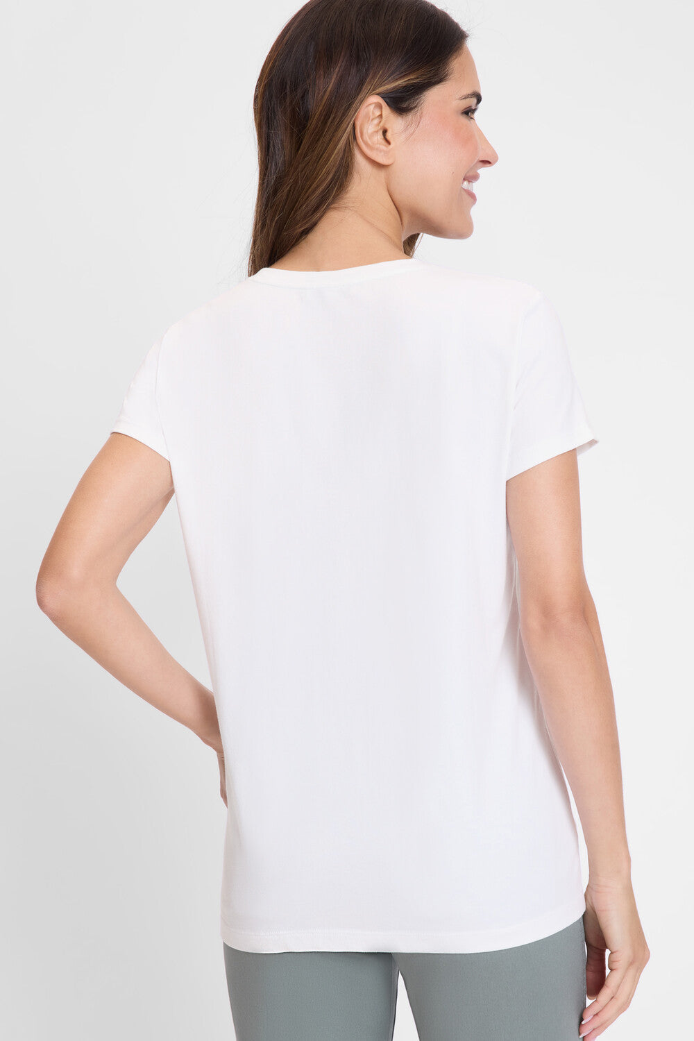 Olsen Shirt mit Placement-Print Hannah White 11105073