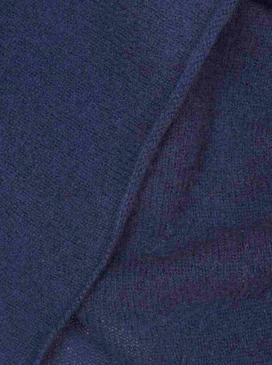 💕 Zwillingsherz Dreieckstuch "100 % Cashmere" Kaschmir Navy
