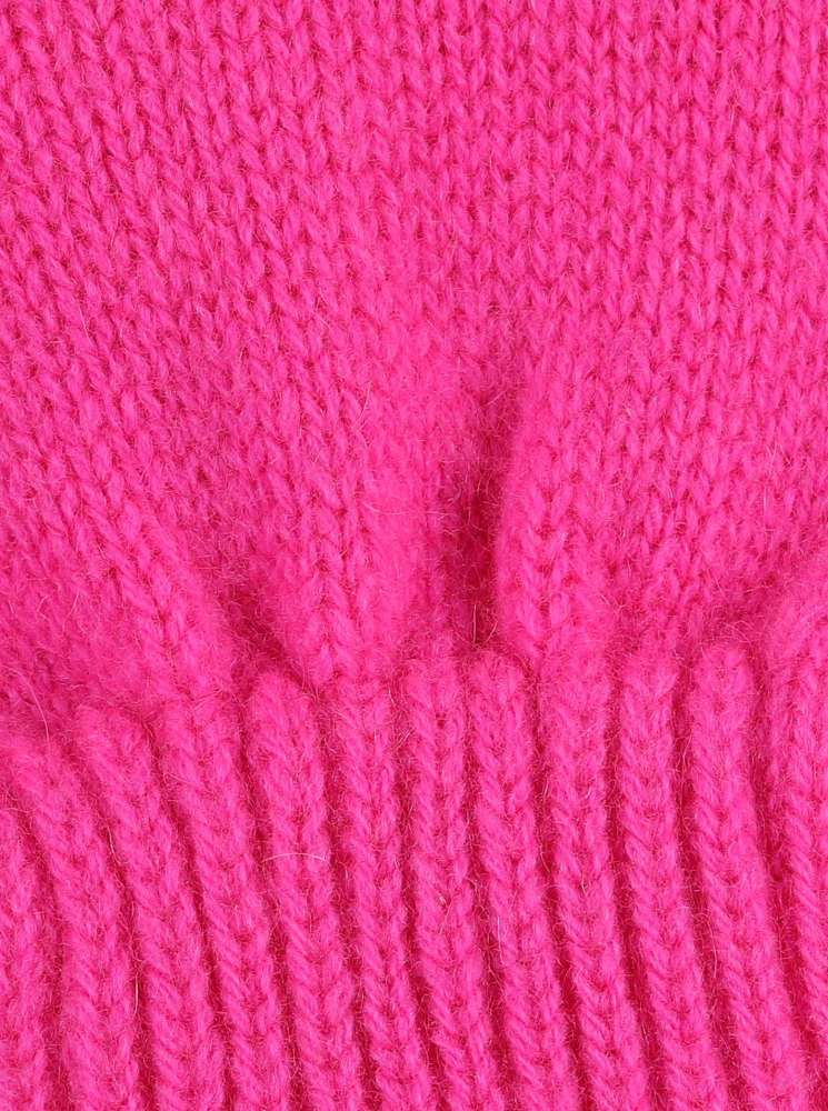 đź’• Zwillingsherz Handschuhe 100 % Kaschmir Cashmere Neonpink