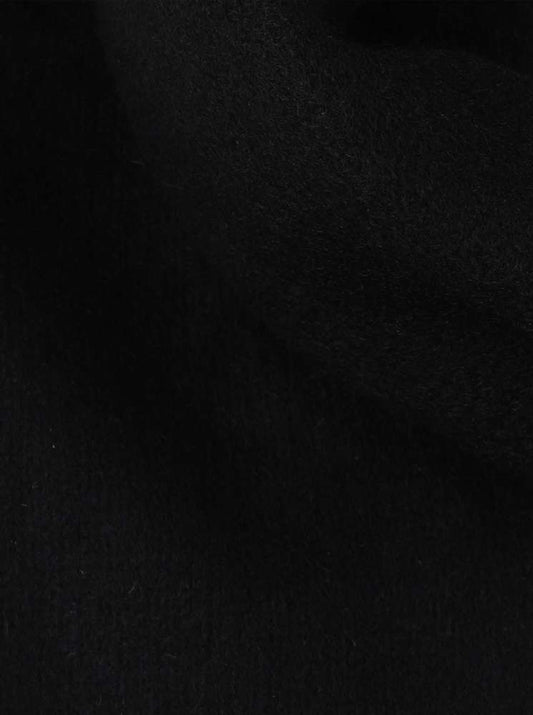 💕 Zwillingsherz Schal 100 % Cashmere "Classic" Kaschmir Schwarz