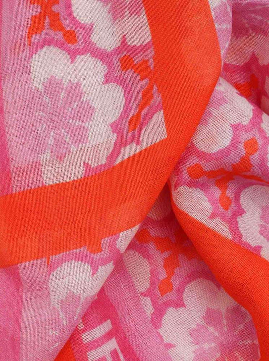 💕 Zwillingsherz Dreieckstuch Viereck "Caterina" Pink