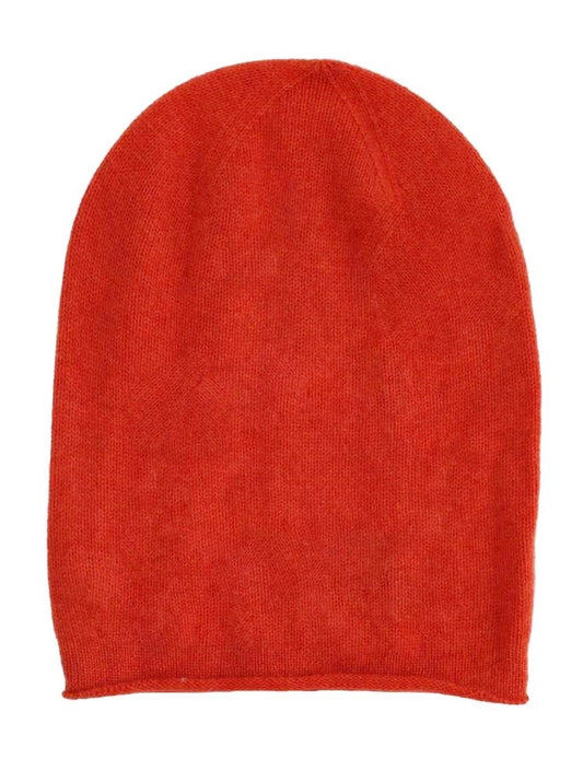 💕 Zwillingsherz Mütze Beanie 100 % Kaschmir Rot