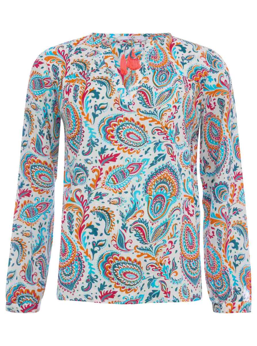 💕 Zwillingsherz Bluse "Svea" Paisley Multi