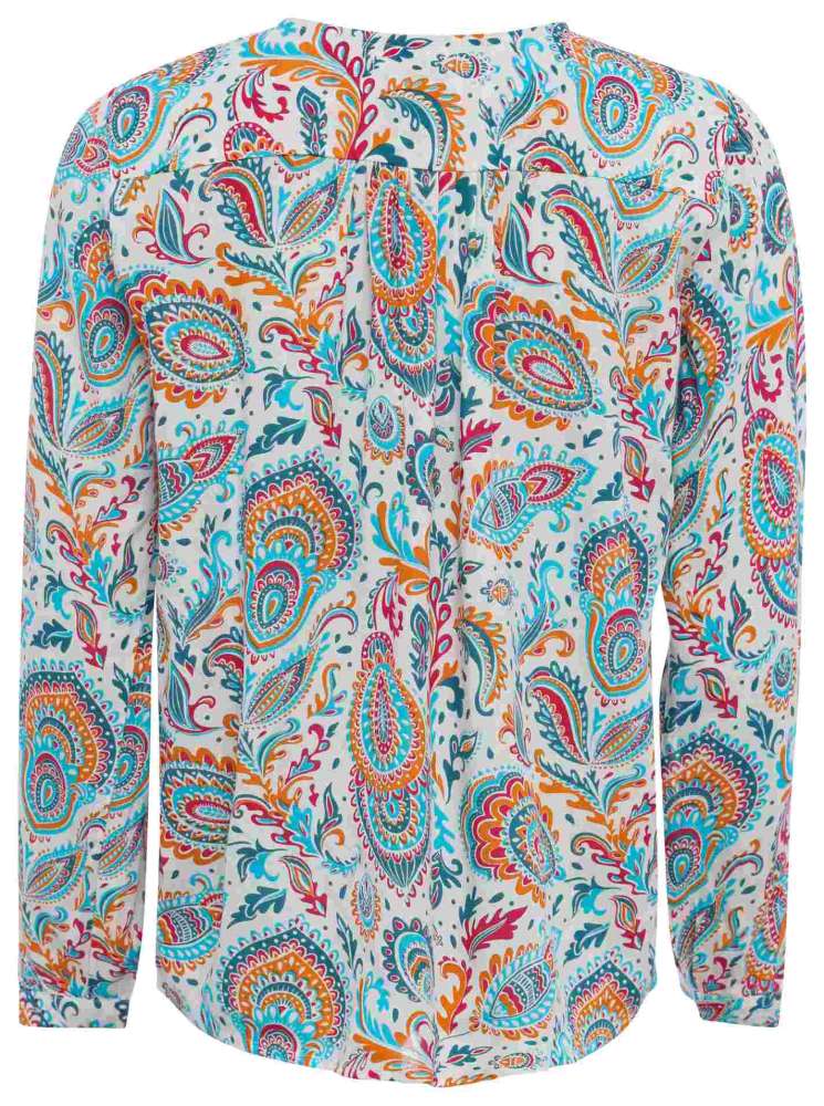 💕 Zwillingsherz Bluse "Svea" Paisley Multi